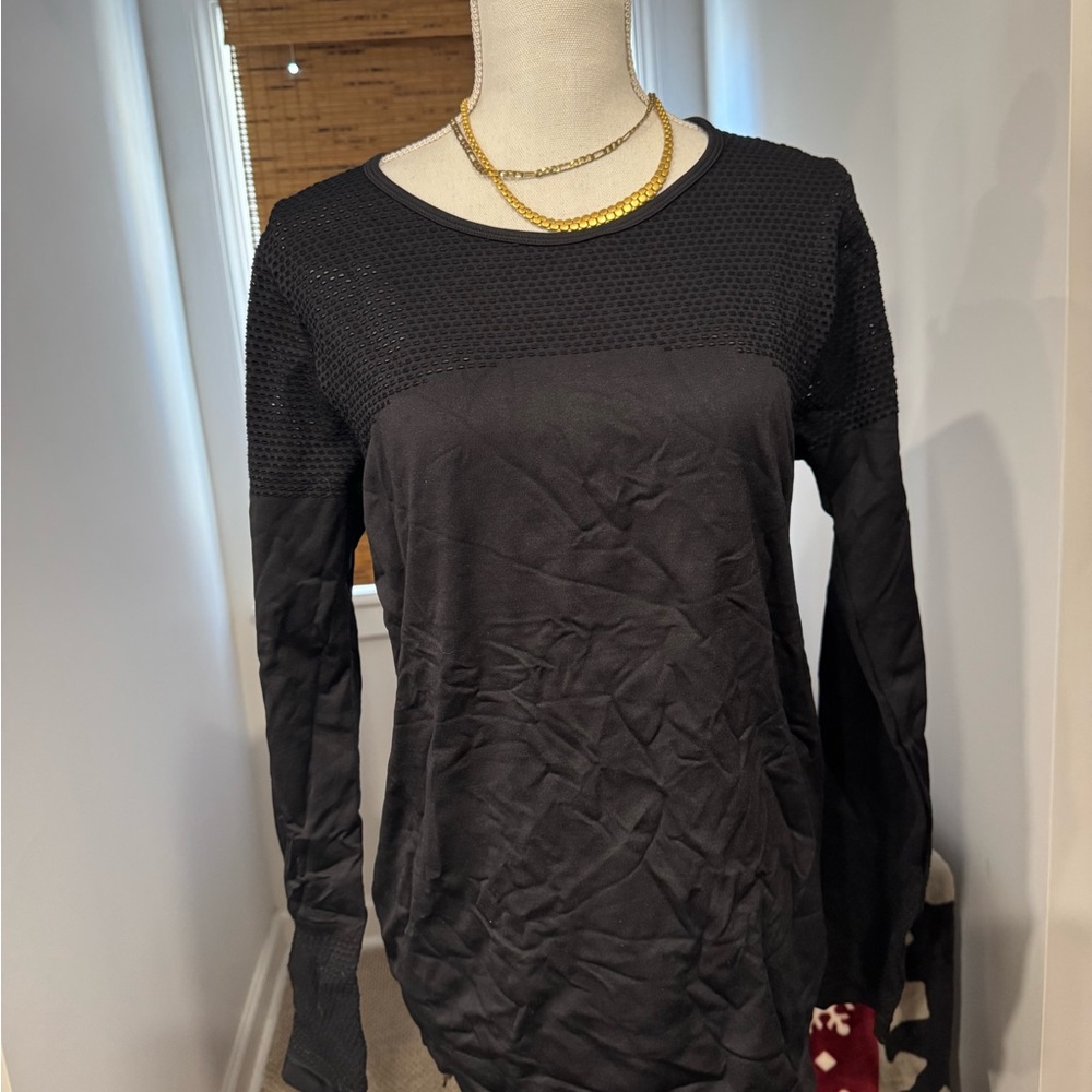 Black Long Sleeve Women's Top